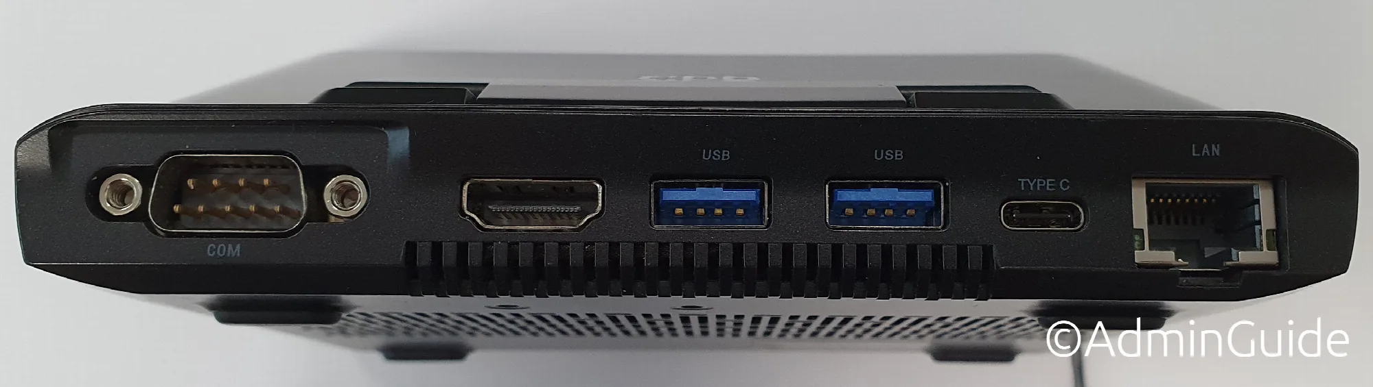 Сисадминский ноут GPD MicroPC - Порты - Вид сзади