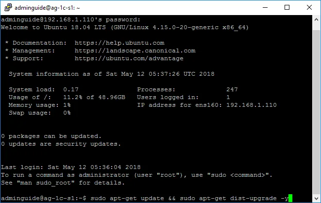 Обновляем Ubuntu