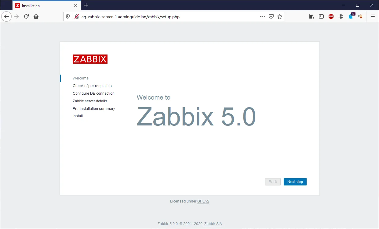 Установка-Zabbix-5.0-из-репозитория-на-Ubuntu-20.04-Welcome-Screen